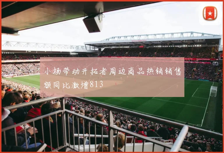 小杨带动开拓者周边商品热销销售额同比激增813
